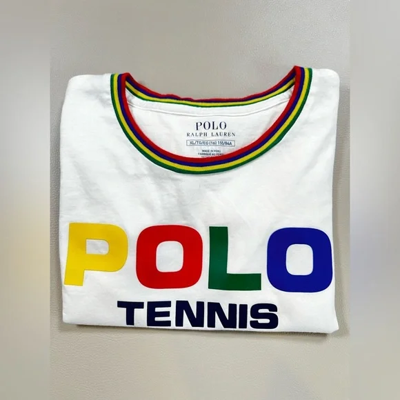 Polo Ralph Lauren NYC USOpen Tennis 2019 WhiteCrew Neck T Shirt Size XL16) - Picture 9 of 9